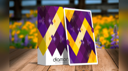 (image for) Diamon Playing Cards N?? 14 Purple Star Playing Cards by Dutch Card House Company