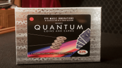 (image for) Quantum Coins (US Quarter Blue Card) Gimmicks and Online Instructions by Greg Gleason and RPR Magic Innovations