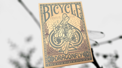 (image for) Bicycle Dragonfly (Tan) Playing Cards