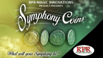 (image for) Symphony Coins (English Penny) Gimmicks and Online Instructions by RPR Magic Innovations - Trick