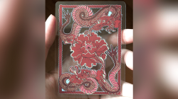 (image for) Dragon Transparent Playing Cards (Fire Red)