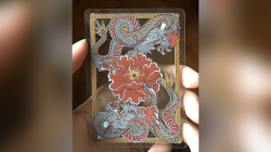 (image for) Dragon Transparent Playing Cards (Classic Silver)