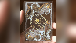 (image for) Dragon Transparent Playing Cards (Mighty Black)