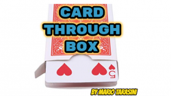 (image for) Card Through Box by Mario Tarasini video DOWNLOAD