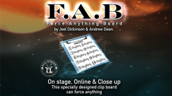 (image for) FAB BOARD A5/BLUE (Gimmicks and Online Instruction) by Joel Dickinson & Andrew Dean - Trick