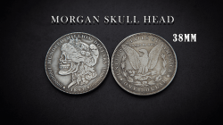 (image for) MORGAN SKULL HEAD COIN by Men Zi Magic