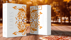 (image for) Leaves Autumn Edition Collector's (White) Playing Cards by Dutch Card House Company