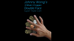 (image for) 2 Silver 1 Copper Double Face Super Triple Coin (with DVD) by Johnny Wong - Trick