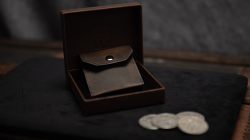 (image for) FPS Coin Wallet Brown (Gimmicks and Online Instructions) by Magic Firm - Trick