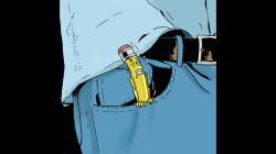 (image for) Rising Pencil From Pocket by Armen ?kobalj video DOWNLOAD