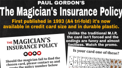 (image for) The Magician's Insurance Policy by Paul Gordon - Trick
