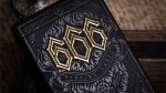 (image for) 666 (Gold Foil) Playing Cards by Riffle Shuffle