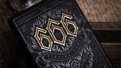 (image for) 666 (Gold Foil) Playing Cards by Riffle Shuffle