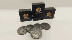 (image for) Replica Morgan Expanded Shell plus 4 coins (Gimmicks and Online Instructions) by Tango Magic - Trick