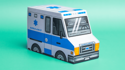 Ambulance (half-brick truck) Playing Cards by Riffle Shuffle