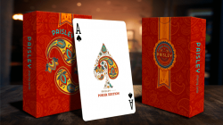 (image for) Paisley Poker Red Playing Cards by by Dutch Card House Company