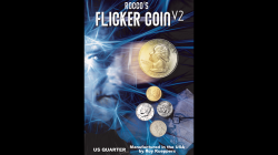 (image for) FLICKER COIN V2 (Quarter) by Rocco - Trick