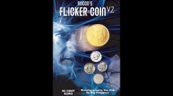 (image for) FLICKER COIN V2 (Euro 50 Cent) by Rocco - Trick