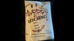 (image for) Dirty Drop Cloth Magnetic (BLOODY) by David Alan Magic - Trick