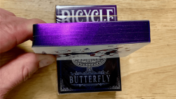 (image for) Gilded Bicycle Butterfly (Violet) Playing Cards
