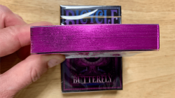 (image for) Gilded Bicycle Butterfly (Purple) Playing Cards
