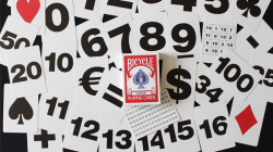 (image for) Bicycle Special NUMBERS Red Playing Cards (plus 11 Online Effects)