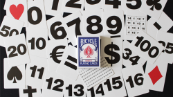 (image for) Bicycle Special NUMBERS Blue Playing Cards (plus 11 Online Effects)