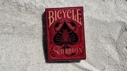 (image for) Gilded Bicycle Scorpion (Red) Playing Cards