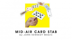 (image for) Mid-Air Card Stab (Gimmicks and Online Instructions) by John Kennedy Magic - Trick
