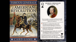 (image for) Famous Generals of the American Revolution Playing Cards
