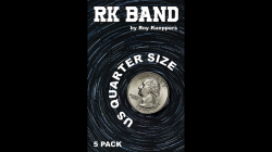 (image for) RK Bands Quarter Dollar Size For Flipper coins (5 per package) - Trick