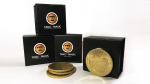 (image for) Replica Golden Morgan TUC plus 3 coins (Gimmicks and Online Instructions) by Tango Magic - Trick