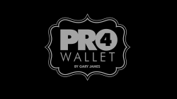 (image for) Pro 4 Wallet (Gimmicks and Online Instructions) by Gary James - Trick