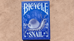 (image for) Bicycle Snail (Blue) Playing Cards