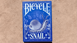 (image for) Bicycle Snail (Blue) Playing Cards