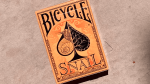 (image for) Bicycle Snail (Orange) Playing Cards