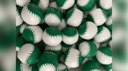 (image for) Set of 4 Leather Balls for Cups and Balls (Green and White) by Leo Smetsers - Trick