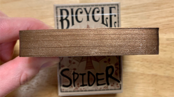 (image for) Gilded Bicycle Spider (Tan) Playing Cards