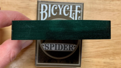 (image for) Gilded Bicycle Spider (Green) Playing Cards