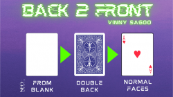 (image for) Back 2 Front (Gimmicks and Online Instructions) by Vinny Sagoo - Trick