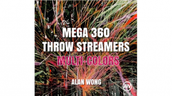 (image for) MEGA 360 Throw Streamers MULTI COLOR by Alan Wong - Trick
