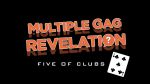 (image for) MULTIPLE GAG PREDICTION FIVE OF CLUBS by PlayTime Magic DEFMA - Trick DEFMA - Trick
