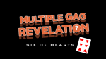 (image for) MULTIPLE GAG PREDICTION SIX OF HEARTS by PlayTime Magic DEFMA - Trick