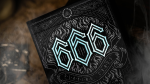 (image for) 666 V4 (Cyan) Playing Cards by Riffle Shuffle