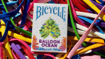 Bicycle Balloon Stripper (Ocean) Playing Cards (image for) Bicycle Balloon Stripper (Ocean) Playing Cards