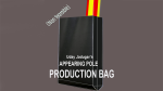 (image for) APPEARING POLE BAG BLACK (Gimmicked / No Tear) by Uday Jadugar - Trick