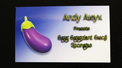 (image for) Sponge Emoji EGGPLANT (4PK.) by Andy Amyx- Trick