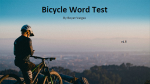 (image for) Bicycle Word Test by Boyet Vargas ebook DOWNLOAD