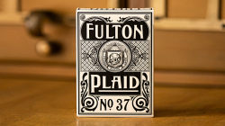(image for) Fulton Plaid (Whisky White) Playing Cards