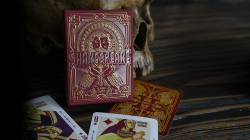 (image for) Shakespeare (Burgundy) Playing Cards